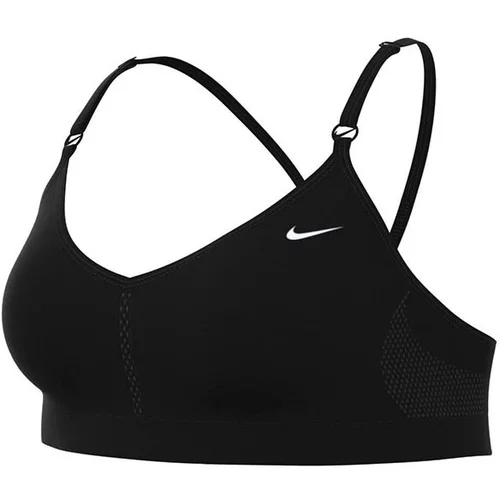 Nike ženski top indy bra v-neck crna