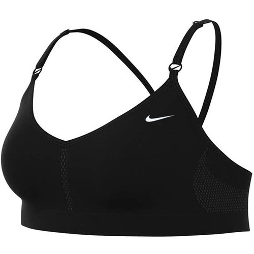 Nike ženski top indy bra v-neck crna Slike