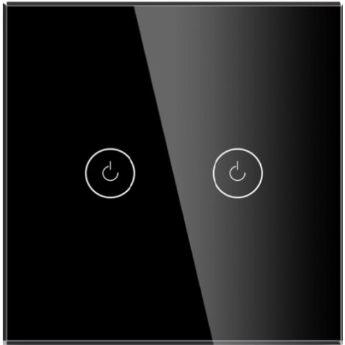 Tuya wi-fi pametni prekidač 2G crni (wifi touch switch) Slike