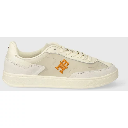 Tommy Hilfiger Superge TH HERITAGE COURT SNEAKER bež barva, FW0FW07889