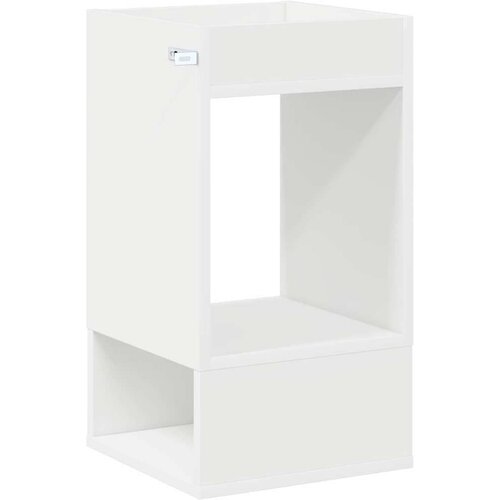  Konačna Stolić 2 pcs Bijelo 30 x 30 x 56 cm Konstruirano drvo Slike