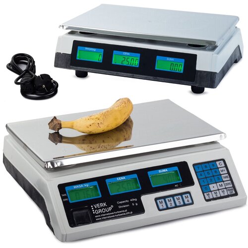  Digitalna inox elektronska tehtnica do 40kg dvostranski LCD bela Cene