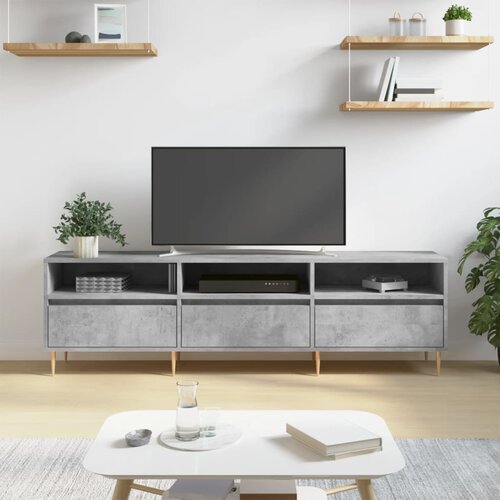 vidaXL TV omarica betonsko siva 150x30x44,5 cm inženirski les Cene