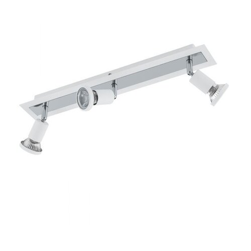 Eglo sarria reflektor/3, led, gu10, 3x5w, 3x400lm, krom/bijela Cene