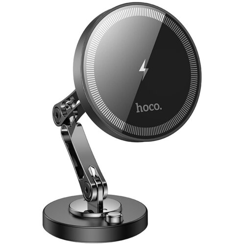 Hoco auto držač HW26 (za kontrolnu tablu) sa bezicnim punjenjem 15W crni crni Slike