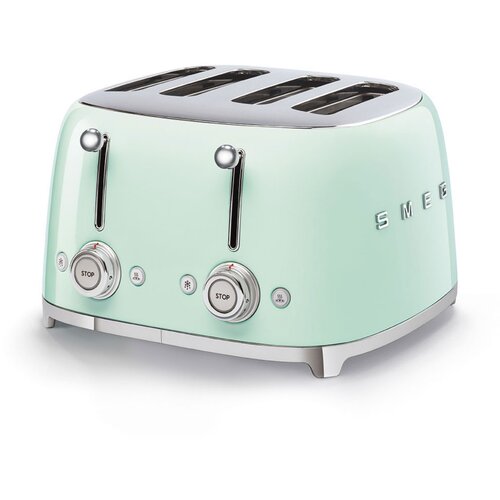 Smeg TSF03PGEU 4-Schlitz-Toaster 50's Retro Style, Pastellgrün Cene