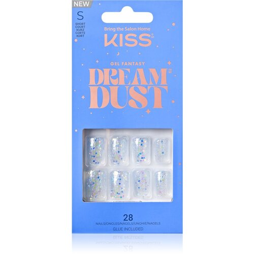 Kiss Dream Dust Gel Fantasy umetni nohti White and Blue 28 kos Cene