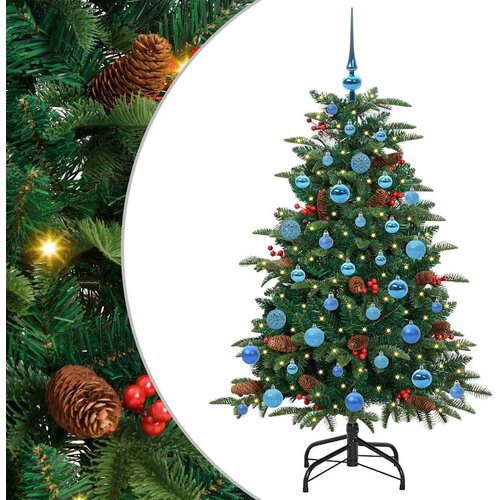 VidaXL Umjetno božićno drvce Zelena 150 cm PVC i Metal i Plastika Slike
