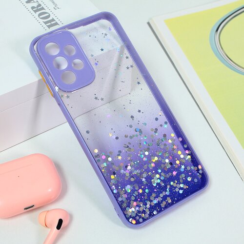 Teracell maska Frame Glitter za Samsung A235F Galaxy A23 4G/5G ljubičasta Slike