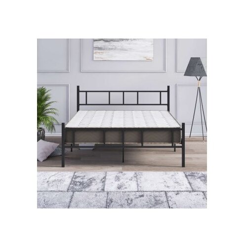 Hanah home Francuski krevet Akin, 120x88x200 cm, Crni Slike