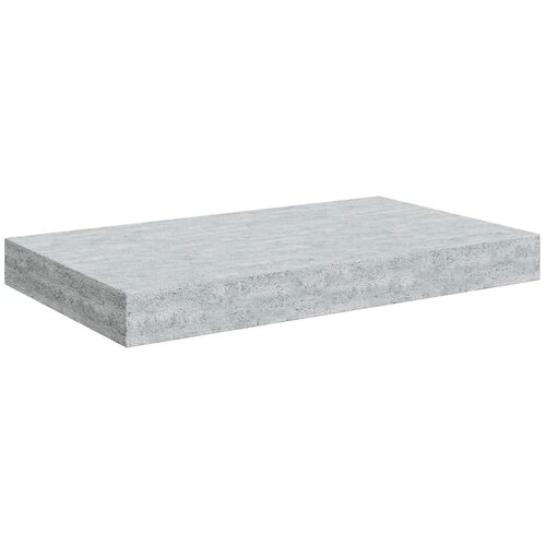  Plutajuće zidne police 2 kom boja betona 40 x 23 x 3,8 cm MDF Slike