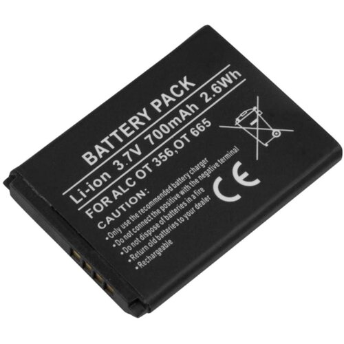 AVIZAR Nadomestna baterija za Alcatel OT-356 OT-665 700mAh 3,7V Li-ion, Črna, (5000070238) Cene