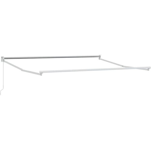 vidaXL Skrovita tenda Bijelo 300 x 250 cm Aluminij - Bijelo 3 x 2 5 m Ručna Cijene