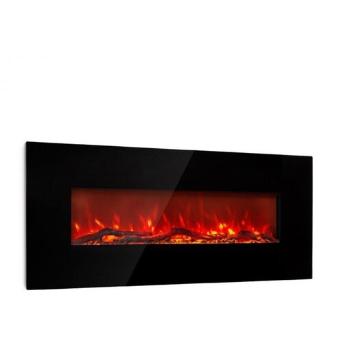 Klarstein lausanne long, električni kamin, 1600W, 2 nastavitvi temperature, 128 cm Cene