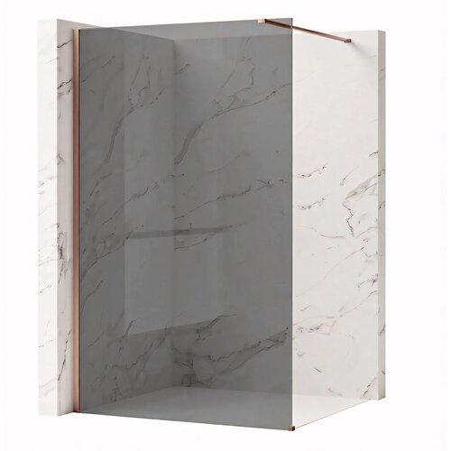 Rea Stena za prhanje Flexi Grey / Brush Copper 90 Cene