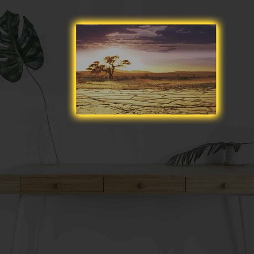 Wallity Slika sa LED osvetljenjem 4570DHDACT-052, 45x70 cm Cene