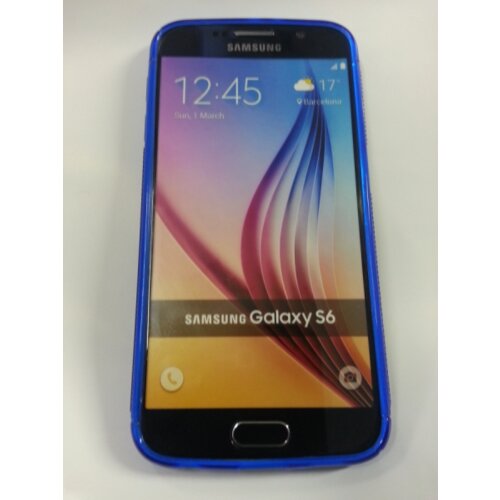  S silikonski ovitek samsung galaxy S6 G920 moder Slike