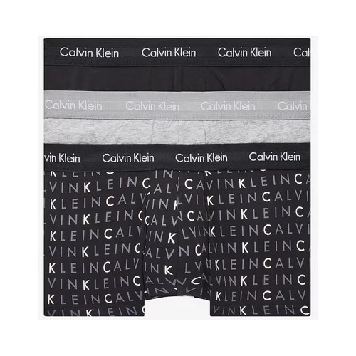 Calvin Klein Underwear Oprijete boksarice 3 Piece Črna