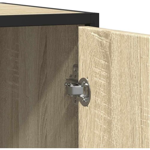 VidaXL Komoda sonoma hrast 92x35x76 cm izrađeno drvo Slike
