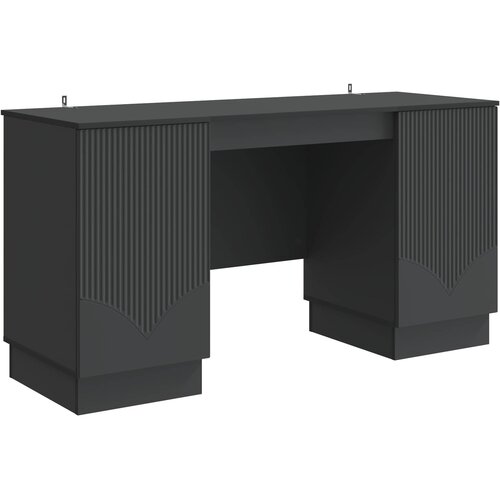  Stol s policom Crna 142 5 x 50 x 75 cm Konstruirano drvo - Crna Cijene