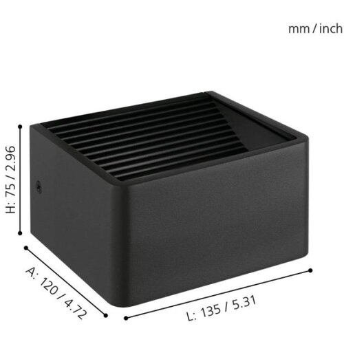 Eglo Doninni 1 spoljna/zidna, led, 6w, 750lm, antracit Cene