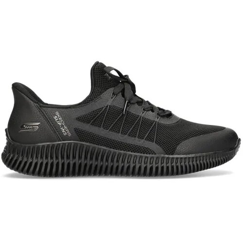 Skechers Muške patike Slip Ins Bobs Geo Lite, Crne Cene