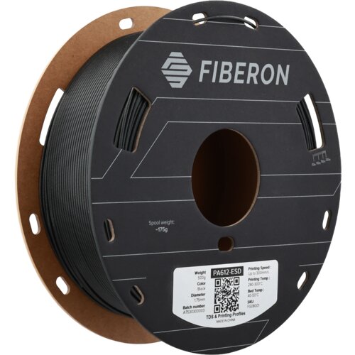 Polymaker Fiberon™ PA612-ESD Black - 1,75 mm / 500 g Cene