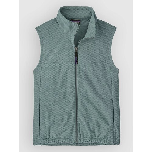 Patagonia Textured Fleece Brezrokavnik blue sage Cene