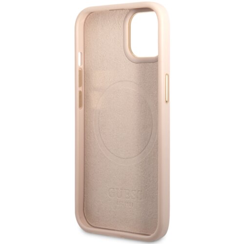Guess GUHMP14SU4GPRP ovitek Magsafe za iPhone 14 6.1 - roza Slike