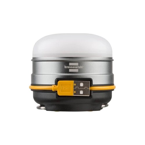 Brennenstuhl 1171540 Oli 0300 A led kamping svetilka 350 lm akumulatorsko srebrna, črna, rumena, (20531448) Slike