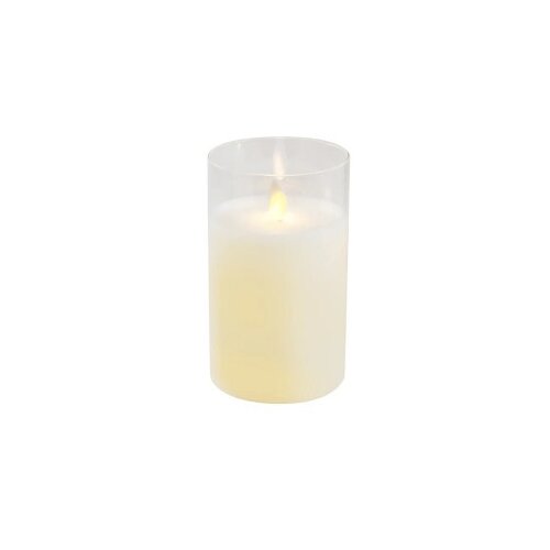 Dekordom Led candle glass cylinder - transparent - 20cm - n53 ( 025055 ) Slike
