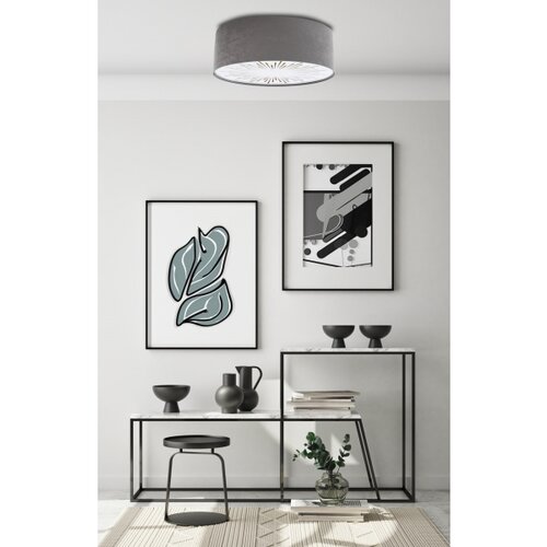  plafonsko svetlo rays 2xE27/60W/230V, prečnik 60 cm, sivo Slike