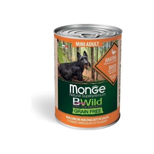 Monge dog adult mini konzerva bwild pačetina, 400g Cene