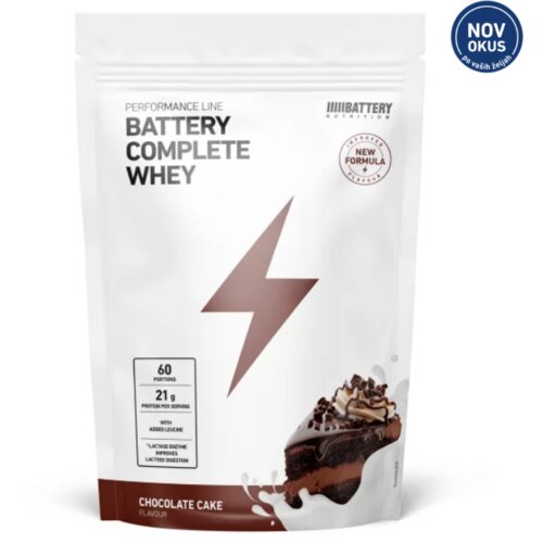 Battery Nutrition Complete Whey Protein, 800 g, Čokoladna torta Cijene