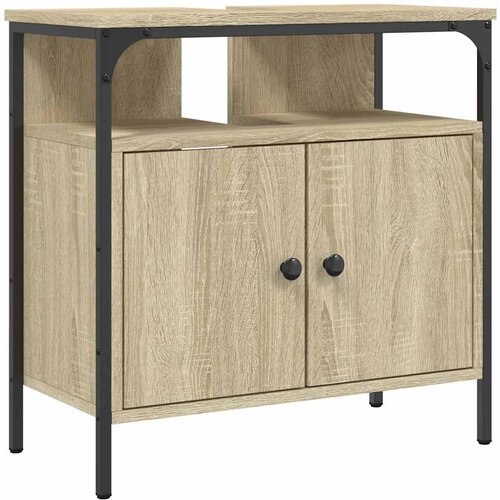 Maison Chic Omarica za umivalnik - Umivalni&amp;scaron;ka omarica sonoma hrast 60x30x60 cm inženirski les, (21758899) Slike