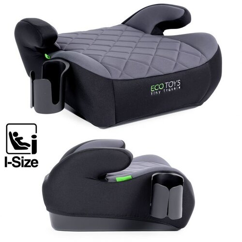 ECO TOYS Buster sa držačem za čašu i-Size 125-150cm / siva Cene