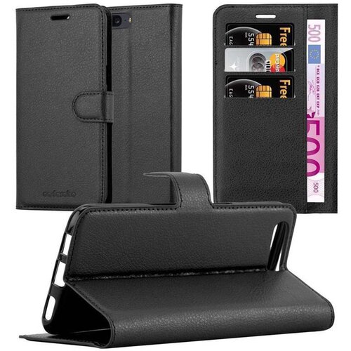 Cadorabo Ohi&scaron;je, združljivo z OnePlus 5 v oksidna črna - Za&scaron;čitni ovitek z magnetnim zapiranjem, stoječo funkcijo in režo za kartice, (20560520) Cene
