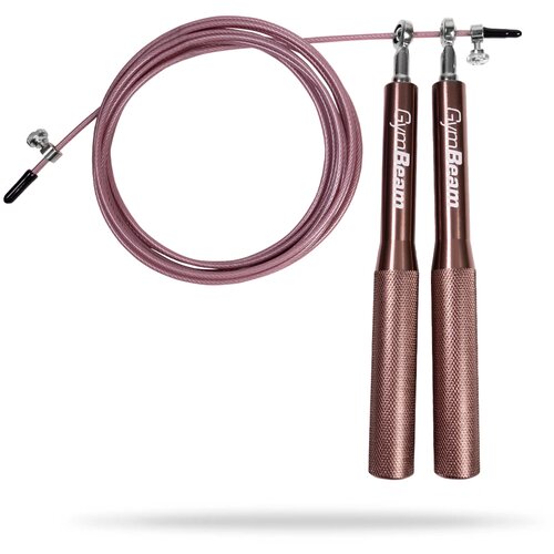 GymBeam Vijača Metal Jumping Rope Rose Gold Slike