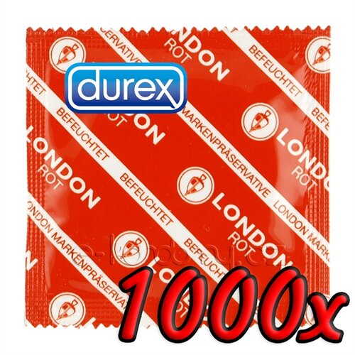 Durex London Rot 1000 pack Slike