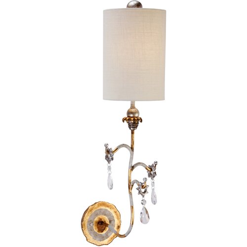 Elstead Lighting Elstead Tivoli Notranja stenska svetilka z 1 lučjo, zlata, krem, E27, (22099300) Cene