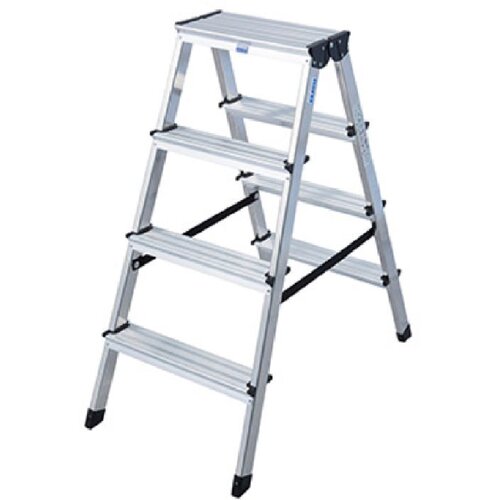Krause DOPPLO dvodelne aluminijumske merdevine 2x4 gazišta Slike