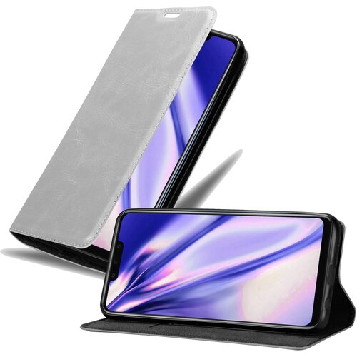 Cadorabo Ohi&scaron;je, združljivo z Huawei MATE 20 LITE v titansko siva - Za&scaron;čitni ovitek z magnetnim zapiranjem, stoječo funkcijo in režo za kartice, (20549878) Cene