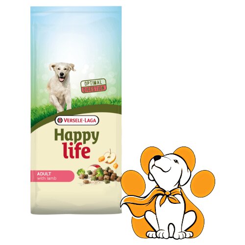 Happy Life Adult Lamb 3kg, Hranljiva Formula Za Odrasle Pse, Jagnjetina Cene