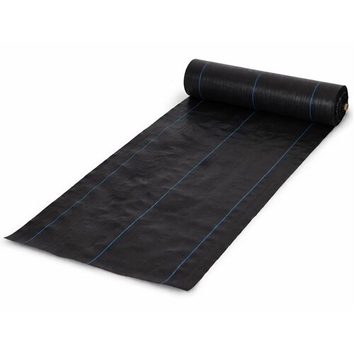 Multi Garden crna UV-otporna agrotekstilna tkanina 135 g/m&amp;sup2; protiv korova 3,2 &amp;times; 50 m, s klinovima Slike