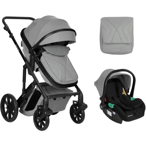 Kikka Boo kolica za bebe 3u1 Darling Premium Light Grey Slike