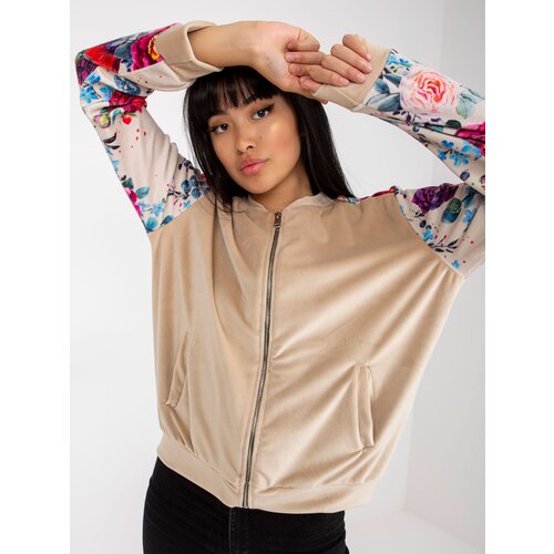 RUE PARIS Sweatshirt-RV-BL-8235.38-beige Cene