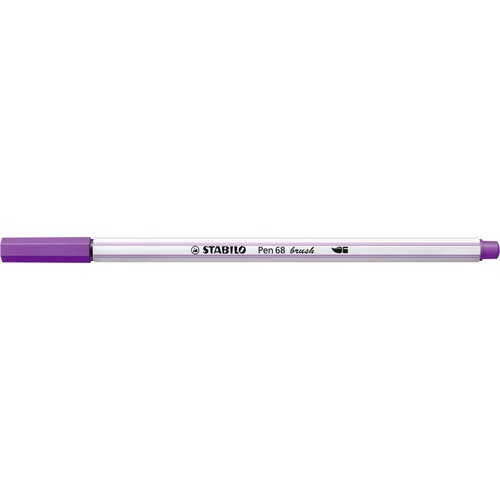 Stabilo Pen 68 brush tamnoljubičasti tanki flomaster Cene