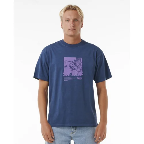 Rip Curl T-shirt QUEST OUTER REEF TEE Washed Navy