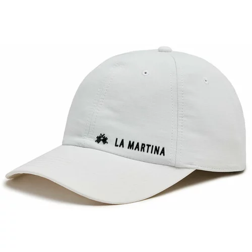 La Martina Kapa s šiltom YUH006 PA118 Bela