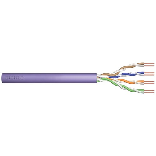 Digitus Cat.6 Installation Cable, U /UTP, Eca, AWG 24 /1, PVC, 305m, Purple, Carton Cijene